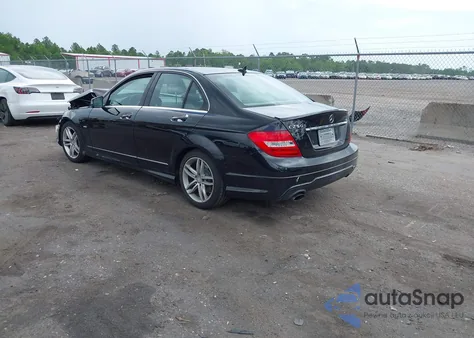 2012 Mercedes-Benz C 250 Luxury/Sport from USA, damaged, VIN WDDGF4HB7CA616115